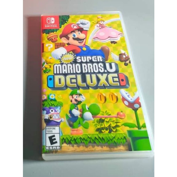 แผ่นเกม Mario bros U deluxe สำหรับเครื่อง Nintendo switch มือสอง