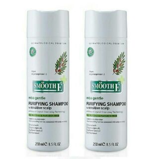 (แพค 2ชิ้น) Smooth e purifying shampoo for sensitive scalp 250ml.สมูท อี เพียวรีฟายอิ้ง แชมพู ฟอร์ เซนซิทีฟ สคาล์พ 250มล