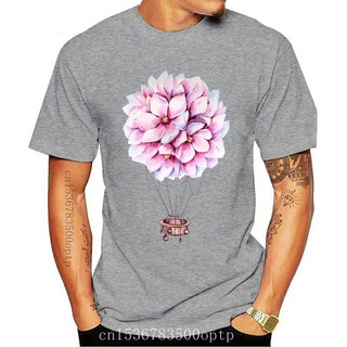 T-shirt  ขายดี เสื้อยืดลําลอง แขนสั้น คอกลม พิมพ์ลาย Dad and Son Family Look Flower s Mama and Daughter Hot Air Balloon