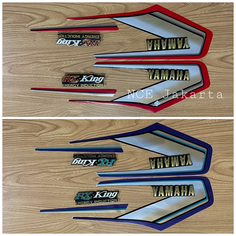 แพ็คเกจครบชุดของ EMBLEM STICKERS STRIPING RX KING 1993