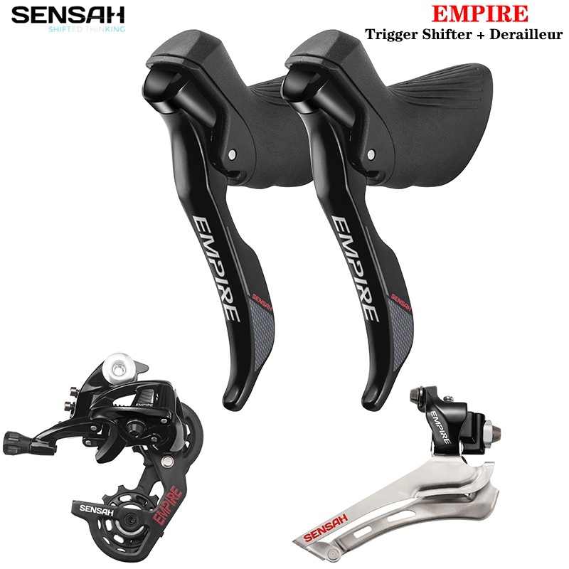 SENSAH รุ่นล่าสุด EMPIRE 2x11 ความเร็ว 22s Road Bike Groupset Shifters + สับจานหลังด้านหน้า 5800 R70