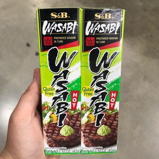 !!แพ๊คคู่!! วาซาบิหลอด S&amp;B (43 g. x 2 หลอด)