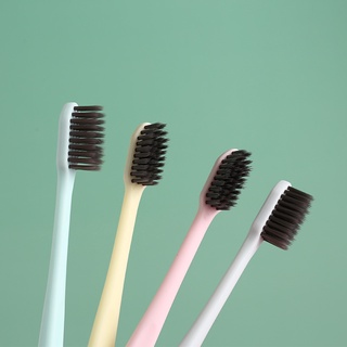 เซ็ตแปรงสีฟัน 4 ด้ามใน 1 กล่อง ขนนุ่ม ของแจกลูกค้า แบบพกพา สำหรับผู้ใหญ่