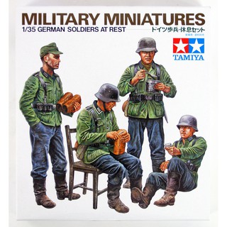 โมเดลประกอบ Tamiya 1/35 TA35129 GERMAN SOLDIERS AT REST