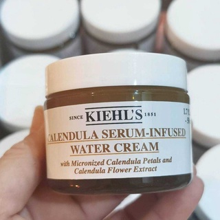 JUL02 ส่งฟรี Kiehl’s Calendula serum-infused water cream 50ml  ครั้งแรกของครีม calendula เนื้อเซรั่ม