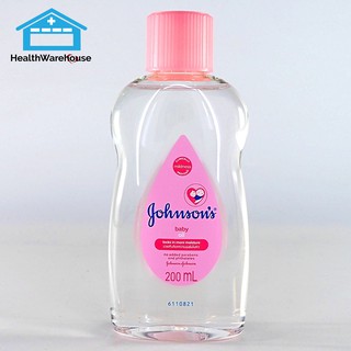 Johnsons Baby Oil 200 mL จอห์นสัน เบบี้ออยล์ 200 mL