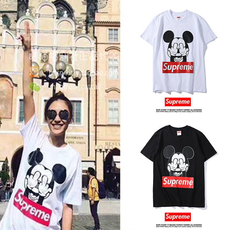 Supreme 2019 Original tshirt fashion Tee High quality Unisex tshirt men women