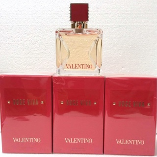 VALENTINO voce viva  ● IN BOX  สวย ตามภาพ ●100ml 1200.- ●ฟรี ค่าส่งขวดแก้วใสหรูหราสไตล์วาเลนติโนร็อคสตูดิโออันที่ออกแบบม