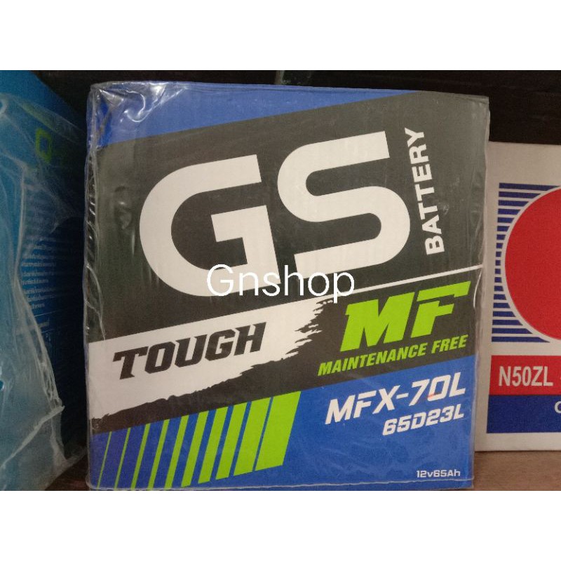 Gs Mfx70L(65D23L-65แอมป์ )ขนาดกว้าง18ยาว23สูง23เซนติเมตร แกะกล่องพร้อมใช้