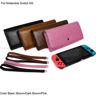 เคสกระเป๋าหนัง Pu พร้อมสายคล้อง สําหรับ Nintendos Switch NS