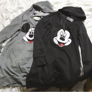 Hoodies dress Micky Forever 21 แท้ 💯size m  อก30-36