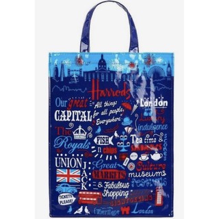 พร้อมส่ง กระเป๋าแฮรอทแท้ Harrods shopper bag medium and large