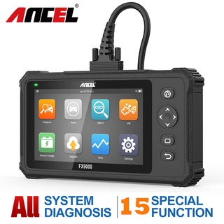 Ancel FX9000 OBD2 เครื่องสแกนเนอร์วินิจฉัยอัตโนมัติ WiFi 15 Reset OBD Code Reader สําหรับรถยนต์