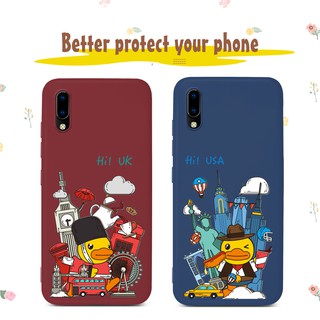 เคสโทรศัพท์สำหรับ Vivo S1 Pro V19 Y11 Y15 Y17 Y19 Y12 Y30 Y55 Y50 Y55S Y55L 2019 2020 V17 V15 Pro Y93 Y95 Y91 Y91i Y91C V11i Y5S Z3i Z5i Y85 Y89 V9 YOUTH Case Yellow Duck Lovely Cartoon Soft TPU Cases