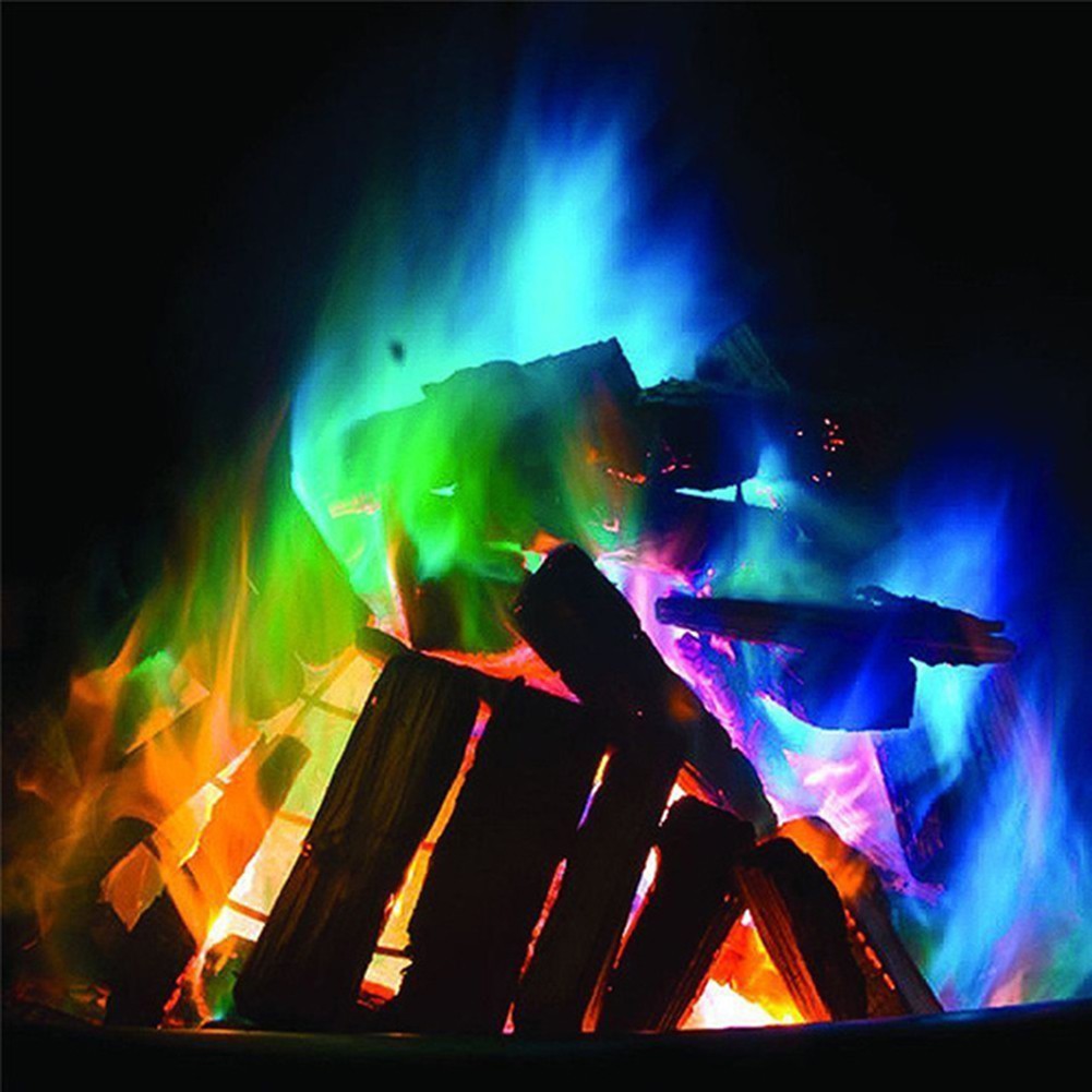 Fire Pits Chimineas 24 Mystical Fire Pit Add Fire Color Wood