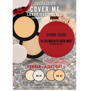 HF6010 SIVANNA COLORS COVER ME LUXURIOUS DOUBLE ESSENCE - IN PACT