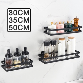 ชั้นวางเครื่องปรุงติดผนัง สแตนเลส ไม่ต้องเจาะ ชั้นวางของติดผนัง spice rack SPT