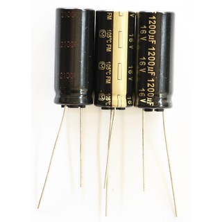 1200uF 16v Panasonic ตัวเก็บประจุ ออดิโอเกรด Grade Audio Capacitor