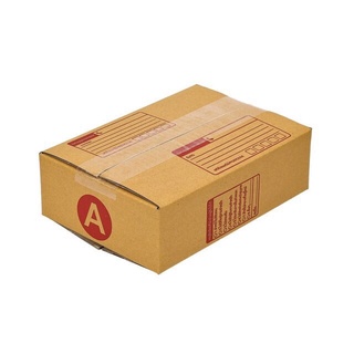 กล่องพัสดุ กล่องไปรษณีย์ เบอร์ A พิมพ์ (แพ็ก 20 ใบ)