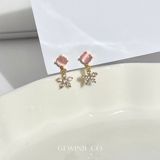 Gewinie.co - Cherry blossom earrings ต่างหูดอกไม้