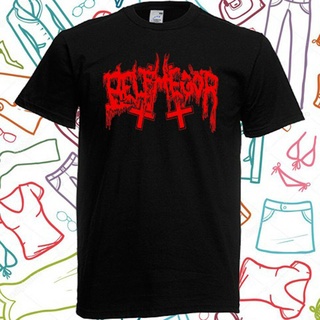 เสื้อยืด พิมพ์ลายโลโก้ Belphegor คุณภาพสูง สีดํา แบบสร้างสรรค์ สําหรับผู้ชาย