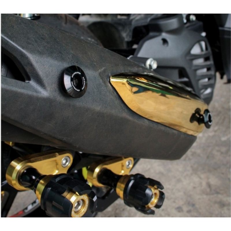 บู๊ชรองแผงกันร้อนท่อไอเสีย  GTR  Aerox155 Pxc 125/150 / zoomer x