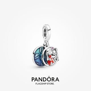 Pandora จี้ตุ๊กตา Disney Lilo &amp; Stitch ของขวัญวันเกิด สําหรับครอบครัว DIY p825