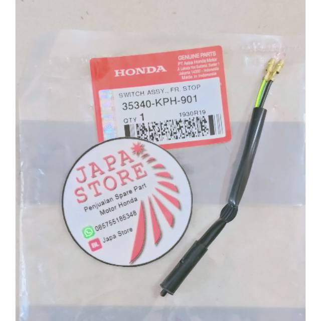 35340KPH901 สวิตช์เบรกด้านหลัง MATIC BEAT สวิตช์ไฟเบรคด้านหลัง BEAT JAPA STORE