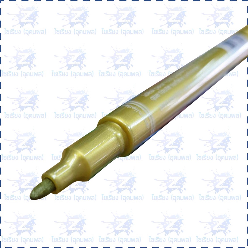 ปากกา เขียนกระดาษดำ Staedtler Metallic Markers & White Pen หัว 1-2mm. รุ่น 8323