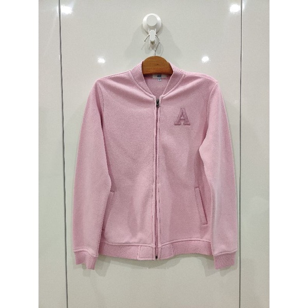 AIIZ เสื้อแจ็คเก็ต เสื้อคลุมผ้าดี สีชมพูหวาน