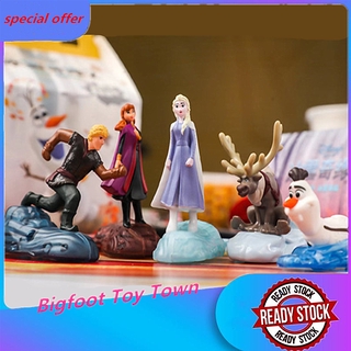 Mcdonalds Frozen ของเล่นตลก 2019 ตุ๊กตารุ่น Collectors  S edition ของเล่นสําหรับเด็ก ตุ๊กตาเจ้าหญิงเอลซ่าตุ๊กตาเจ้าหญิงแอนนา Mcdonalds Happy Meal ของเล่นสําหรับเด็ก/ผู้ใหญ่