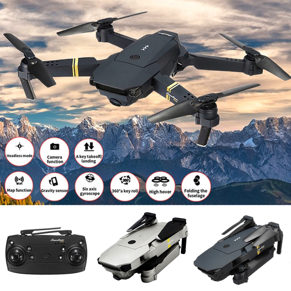 ใหม่ Skywarp Eachine E58 RC Drone Quadcopter RTF WiFi FPV มุมกว้าง 2MP โหมด Wi F7W6 E58 RC Drone