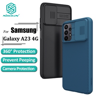 Nillkin CamShield เคสโทรศัพท์ Samsung Galaxy A23 4G เคสกล้อง เลื่อน ป้องกัน หรูหรา แข็ง PC กันกระแทก ฝาหลัง