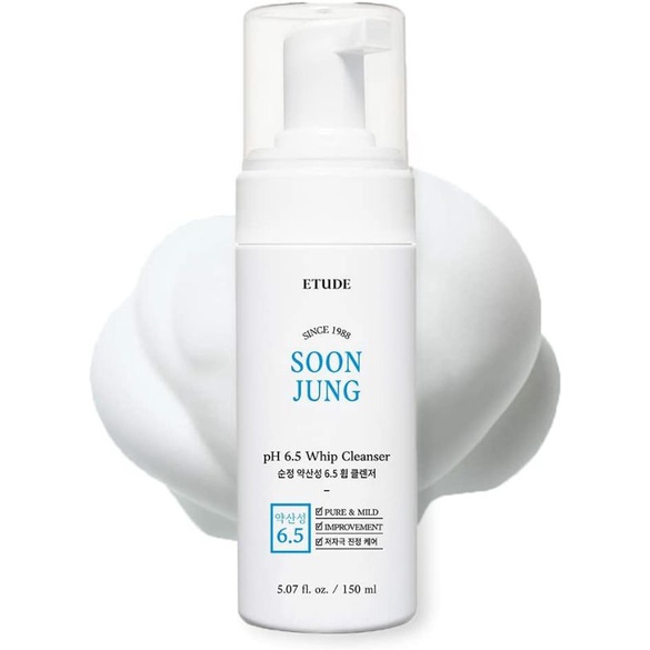 Etude House Soon Jung PH 6.5 Whipped Cleanser 150ml/exp.2025