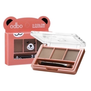 Odbo 3 Color Matches Of Brow #OD797 : โอดีบีโอ ทรี คัลเลอร์ ที่เขียนคิ้ว x 1 ชิ้น @beautybakery