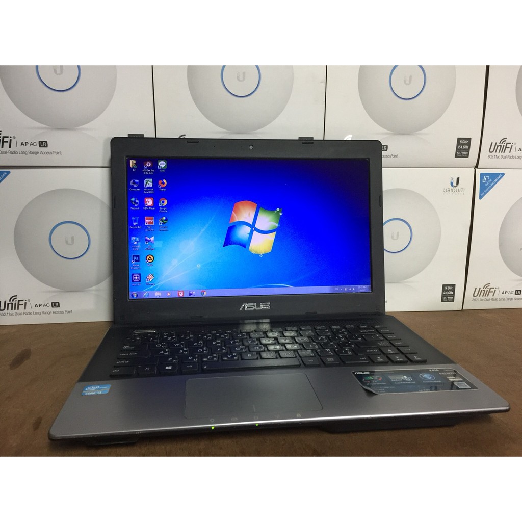 โน๊ตบุ้ค Asus K45A i3-3120M 2.50GHz แรม 4GB HDD 500GB สวยๆ (ส่งเร็ว)