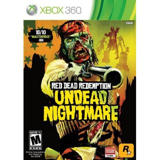 แผ่น XBOX 360 Red Dead Redemption Undead Nightmare ใช้กับเครื่องที่แปลงระบบ RGH