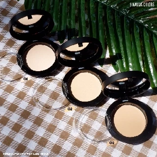 ♦️ของแท้·ส่งด่วน·ถูก♦️Sivanna Super Cover Two Way Cake Powder #HF201 : ซิวานน่า แป้งผสมรองพื้น x 1 ชิ้น dayse