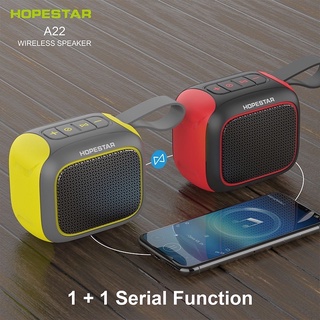 SY HOPESTAR A22 ลําโพงซับวูฟเฟอร์บลูทูธ แบบพกพา 1+1 คู่