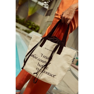 “I make shoe contact Before eyes contact” Tote Bag