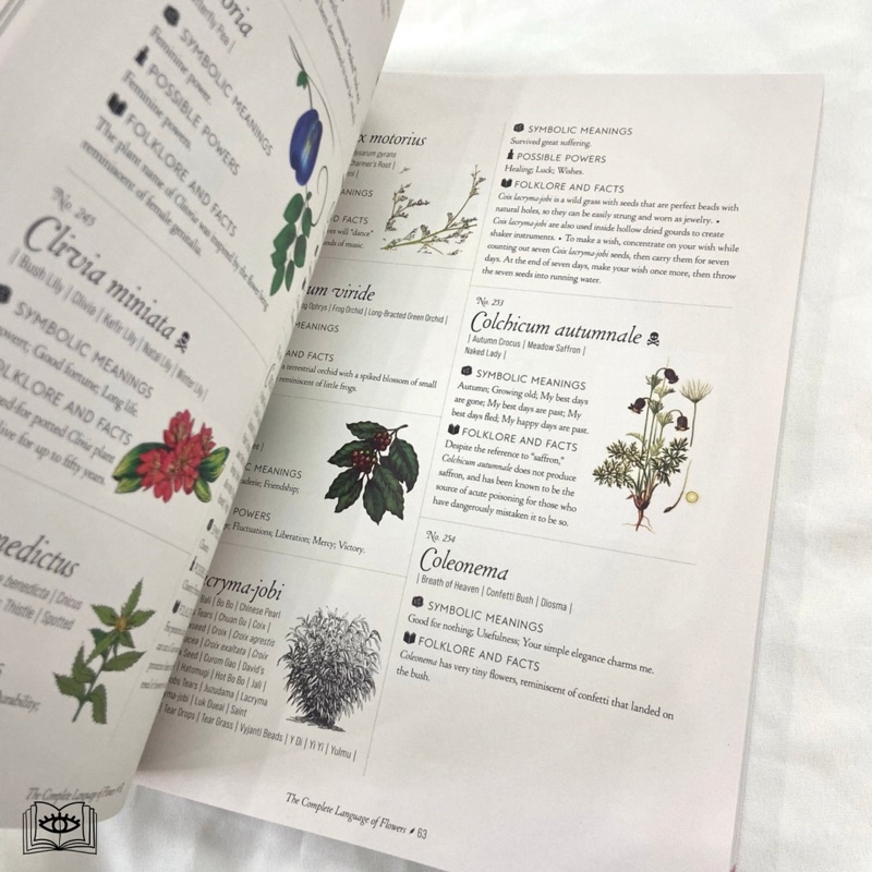 Querida หนังสือภาษาอังกฤษ The Complete Language of Flowers A Definitive