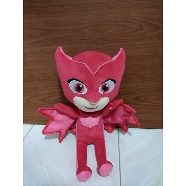 ตุ๊กตา PJ Mask สีแดง มือสอง มีเสียง มีไฟตามคลิป ซักทำความสะอาดแล้ว