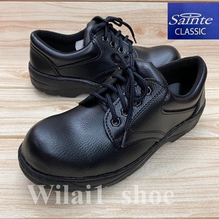 Sainte 16701  รองเท้าหัวเหล็ก (เซฟตี้)  39-45  สีดำ ซชศ