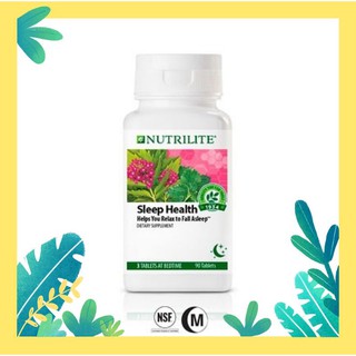 Nutrilite Sleep Health (USA) นิวทริไลท์ แอมเวย์ ช่วยเรื่องการนอนหลับ ขนาด 90เม็ด Exp.12/23