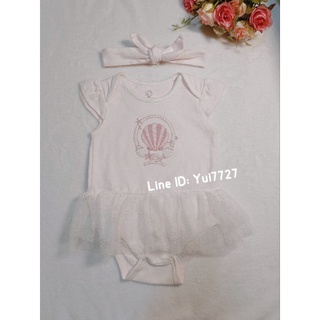 Babylovett รอมเปอร์สีชมพู 12-18M มีลายหอยที่อกวิบวับสวยมากๆ ใส่แล้วน่ารักมากก สภาพใหม่ใส่ครั้งเดียวค่ะ