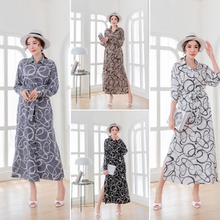 maxi dress/maxi shirt/shirt plusize/เสื้อเชิ้ตสาวอวบ อก&gt;46