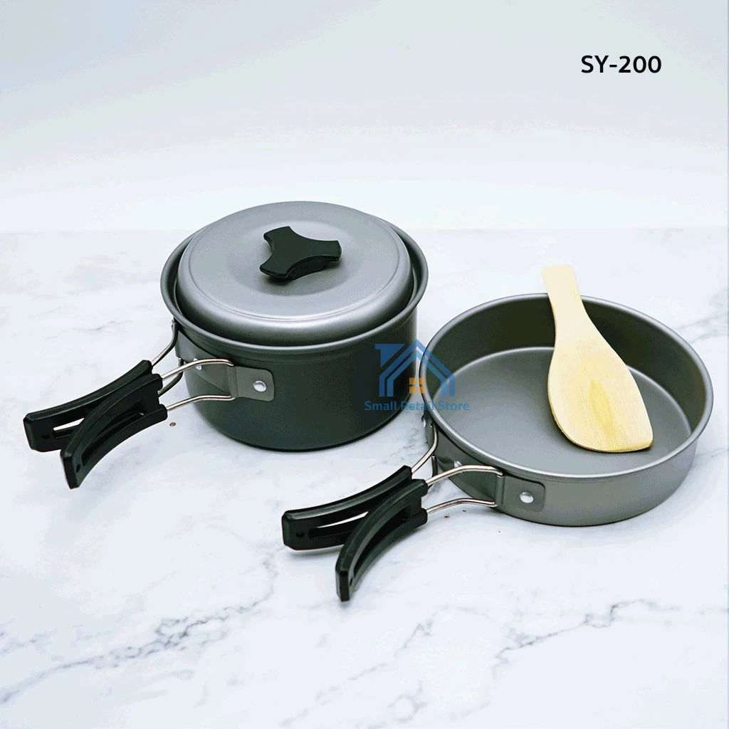 ชุดหม้อสนามแค้มปิ้ง อุปกรณ์แคมป์ปิ้ง ชุดครัวอุปกรณ์แคมปิ้ง 8-in-1 Cooking Set Out of door Set SY-200 thumbnail 6