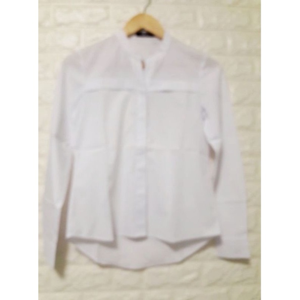 G2000 เสื้อเชิ้ตผู้หญิง คอจีน ไซส์EU42  สีขาว