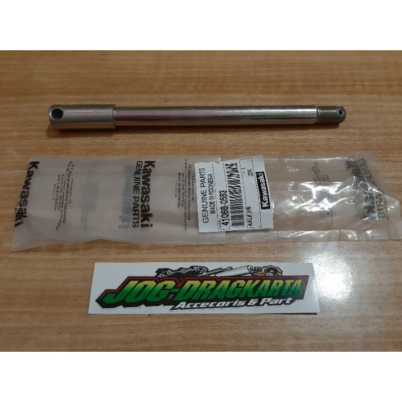 หน้า AXLE KAWASAKI NINJA R SS RR NEW RR OLD ZX150 ORIGINAL KAWASAKI ของแท้ PART