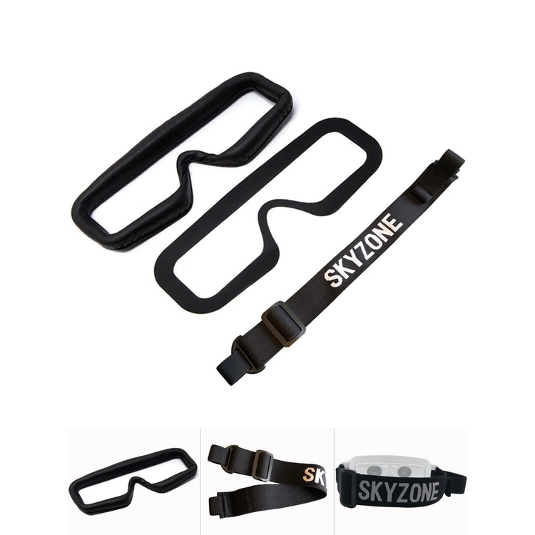 Skyzone SKY04X/L FPV Goggles Head Strap Faceplate Mask Magic Stick Loop Tape